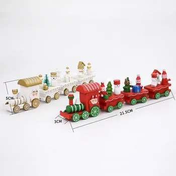 

1pcs Christmas Decoration Gift Christmas Train Holiday Gift Decoration Decoration décoration de Noël