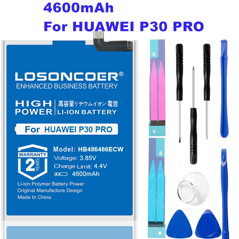 LOSONCOER 4600mAh HB486486ECW Аккумулятор для Huawei P30Pro P30 Pro Аккумулятор для Huawei mate 20 Pro mate 20 Pro батарея