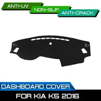 

For KIA K5 2016 Car Dashboard Mat Anti-dirty Non-slip Dash Cover Mat UV Protection Shade