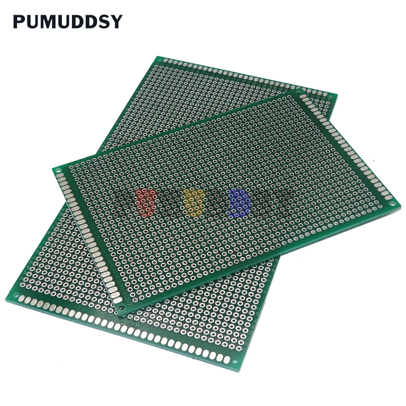 1 Pz Elettronico 8X12Cm 9X15Cm Scheda Pcb Fai Da Te Circuito Stampato Universale Doppio Lato Prototipazione Pcb Per 8*12 9*15Cm