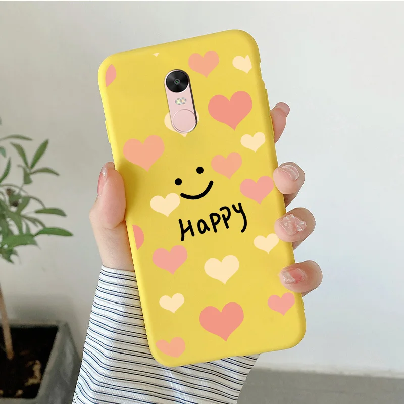 Matte Silicone Soft TPU Shell For Xiaomi Redmi Note 4 4x Note 5Pro Note 5A Cartoon Butterfly Shell For Redmi Note5a Phone Cover cell phone lanyard pouch Cases & Covers