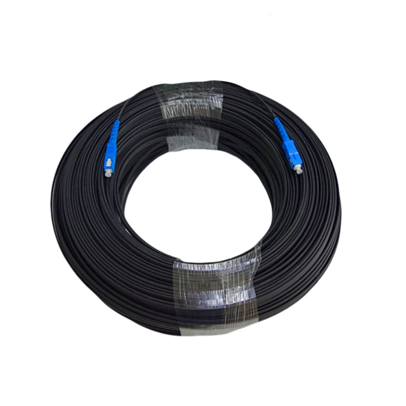 Fiber Drop Cable for Indoor SC/UPC-SC/UPC with Single mode (G652D)-FRP strength menber