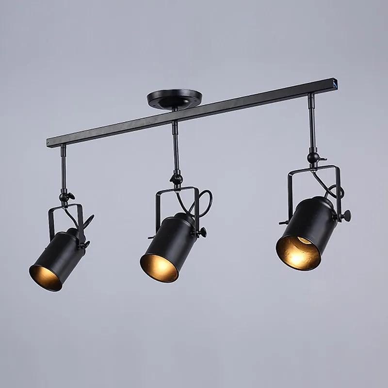 Современный Лофт светодиодный потолочный светильник в промышленном стиле, винтажный креативный светильник для магазина одежды, кофейного бара, светильник для одежды, ТВ-бара, фоновая лампа