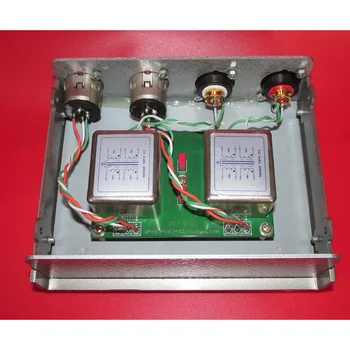 

single-ended-to-balanced signal converter / analog tone sound tuner, 600Ω: 600Ω permalloy signal isolation transformer