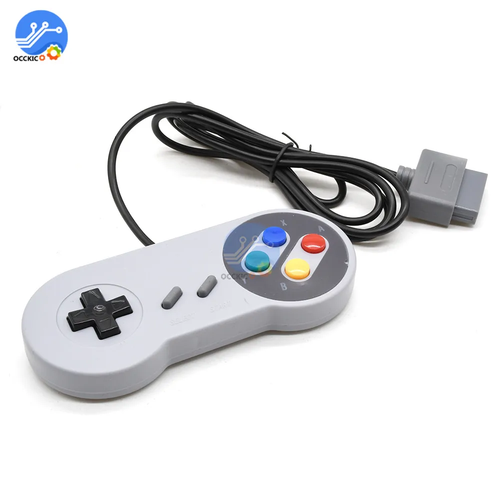 Game Controller Gamepads 16 Bit ABS Joystick Controller Pad for SNES System Console Gamepad - 2
