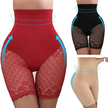 

2020 High Waist Shaping Panties Postpartum Slimming Body Shaper Tummy Control Underwear Butt Lifter Safety Short Pant Shapewear