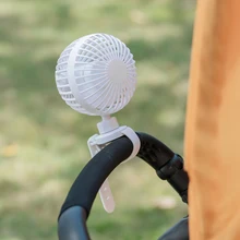 F36 Mini Fan 2000mAh Rechargeable USB Fan Portable Summer Aromatherapy Fan For Baby Carriage Bicycle Bedside