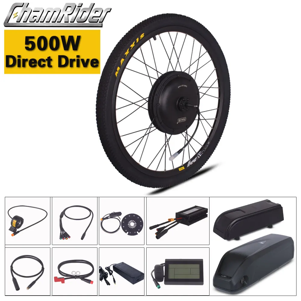 ^*Best Offers Chamrider ebike Electric Bike Kit 500W Direct Drive 36V 48V 17AH Hailong Battery MXUS LCD3 display Julet Waterproof Connector ^*Best Offers Chamrider ebike Electric Bike Kit 500W Direct Drive 36V 48V 17AH Hailong Battery MXUS LCD3 display Julet Waterproof Connector