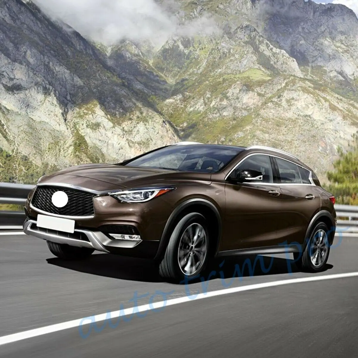 Передняя+ тыльная грязь щитки брызговик для Infiniti QX30 брызговик аксессуары мягкий пластик 4X