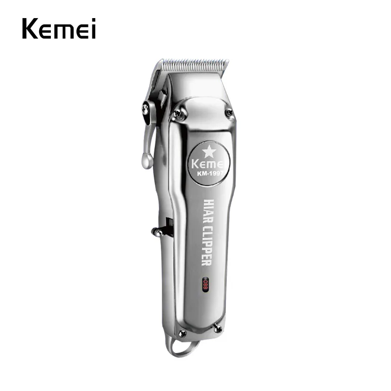 Kemei-1996 Barber Shop Rechargeable Hair Clipper All Metal Electric Hair Trimmer Professional Beard Trimmer Haircut Machine 1997