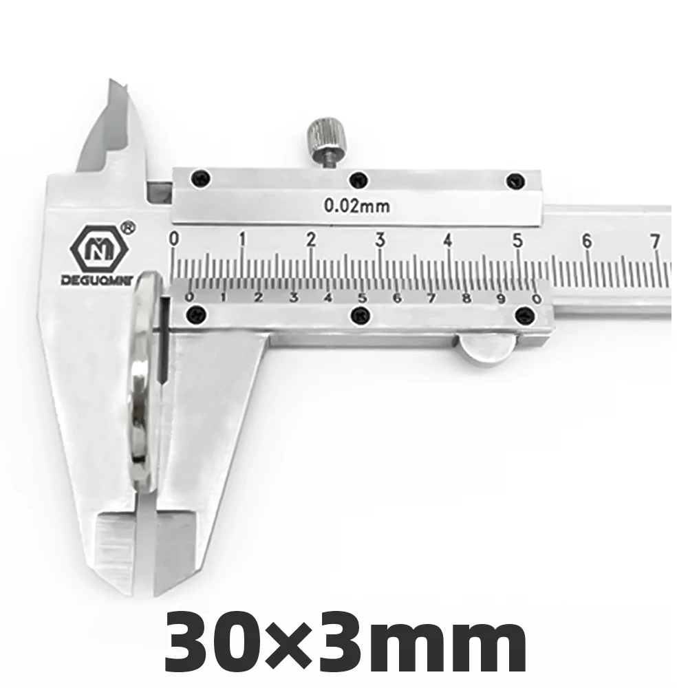 AI DIY 2/5 шт. 30x3 мм N35 постоянный неодимовый магнит Круглый супер сильный Мощность редкоземельный магнит холодильник магниты 30*3 мм