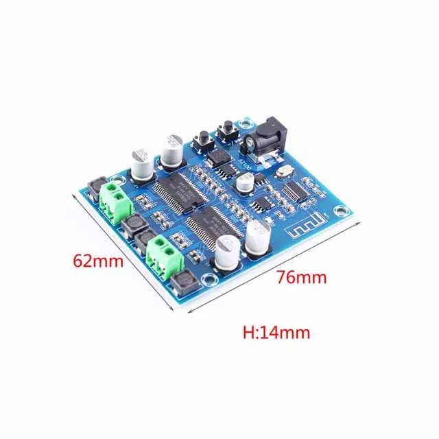 

A23-- Digital for bluetooth Power Amplifier Board Dual Channel 20W+20W Voice Audio Module