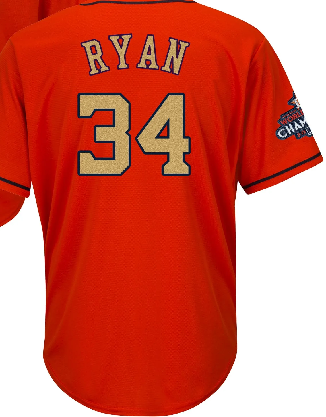For men А+++ качество для мужчин золото Хьюстон 34 Ryan 41 Peacock 43 Lance McCullers 50 Charlie Morton 60 Keuchel Джерси - Цвет: For men