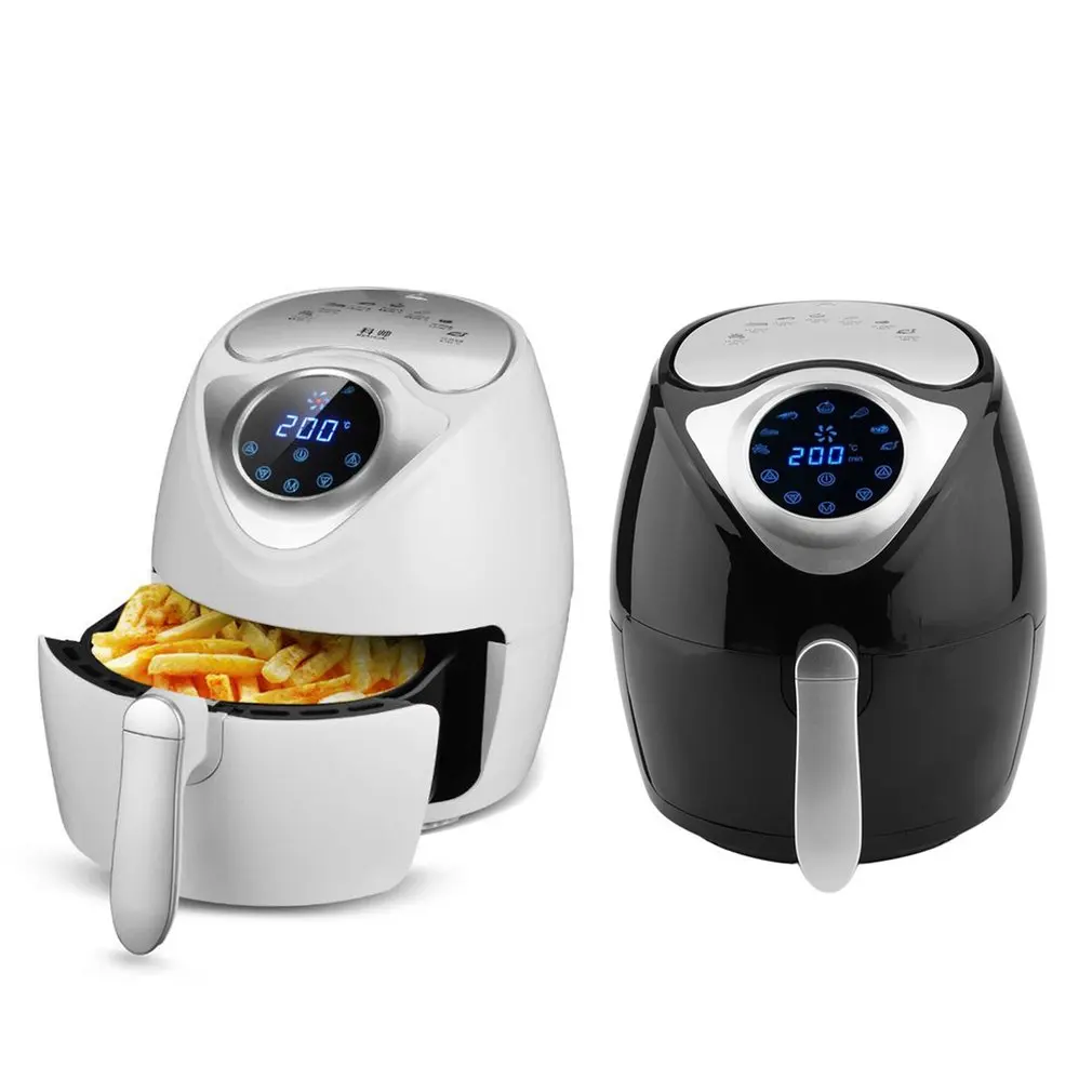 

3.5L Capacity 1300W Smart Temperature Control Commercial Electric Air Fryer Digital Led Touch Screen For Air Fried Pot Drop Ship