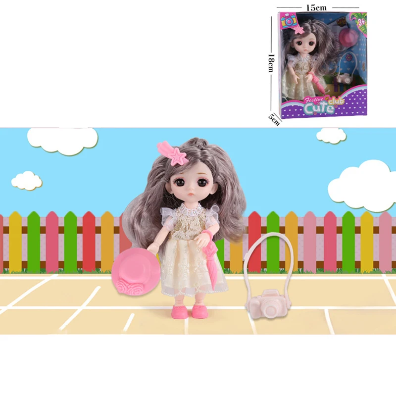 16 см BJD куклы для девочек принцесса 1/12 игрушки 13 подвижные шарнирные подарки