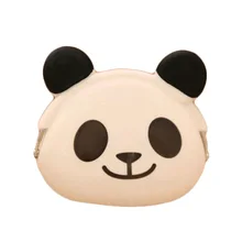 Подарок для детей; милый силиконовый кошелек для монет с изображением животных для женщин и девочек; кошелек цвета конфет; Новинка; разноцветный