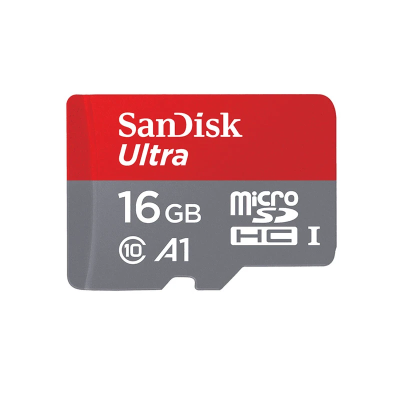 SanDisk карта Micro SD 128 г 64 г 32 г 16 г C10 U1 A1 карта памяти Micro карта для телефона компьютера SDXC SDHC скорость до 98 м/с - Емкость: 16GB