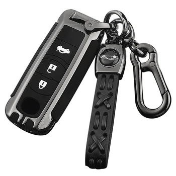 

3 Buttons Galvanized Alloy Full Cover Car Remote Key Case For Mazda 2 3 5 6 Axela Atenza CX-5 CX5 CX-7 CX-9 2014 2015 2016 2017