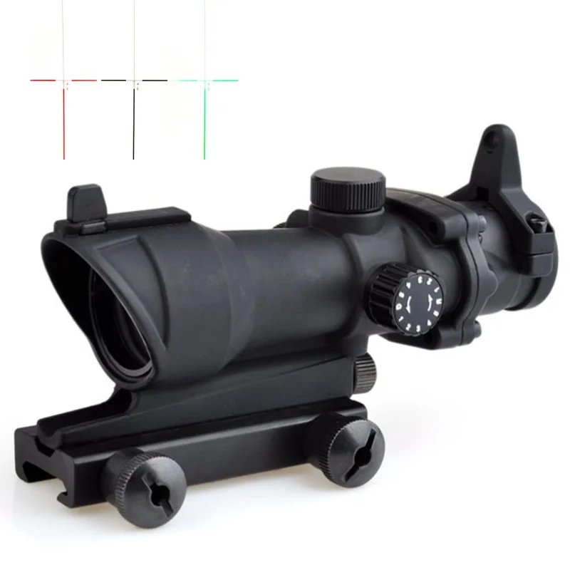 AIM ACOG 4X32 Красный точка зрения оптический прицел Прицелы Воздушный пистолет тактический Reddot пневматический прицел для страйкбола охотничьи прицелы AO5318