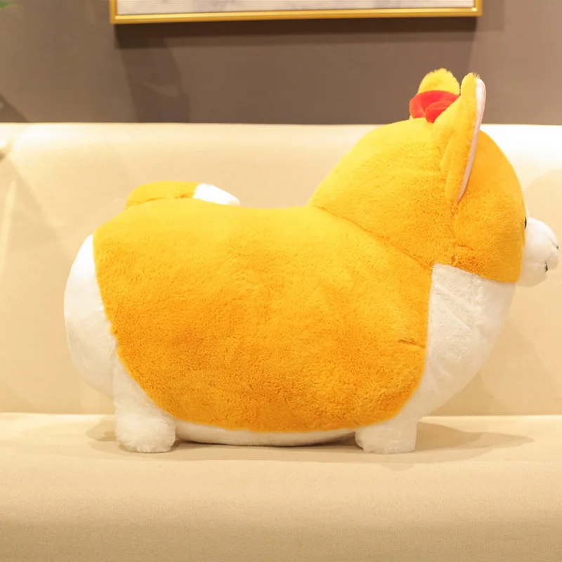 Lovely Corgi Dog Plush Toy Stuffed Soft cotton Animal Cartoon Pillow plush doll for Kids Christmas Gift Valentine Present