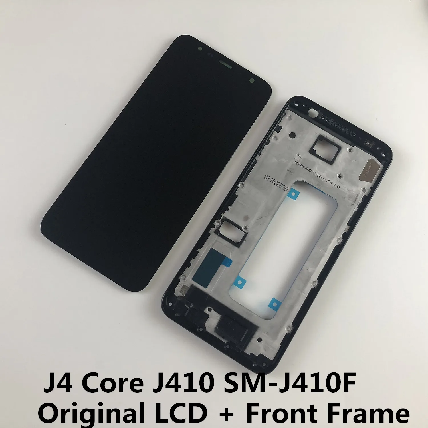 Оригинальный Для Samsung Galaxy J4 Core J410 SM-J410F J410F ЖК-дисплей тач скрин + Корпус Передняя