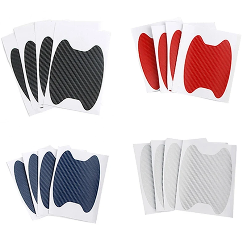 

Car Auto Door Handle Anti Scratch Protection Film Sticker Protector Car Styling Exterior Decoration Trim Accessories 4 Pcs/Set