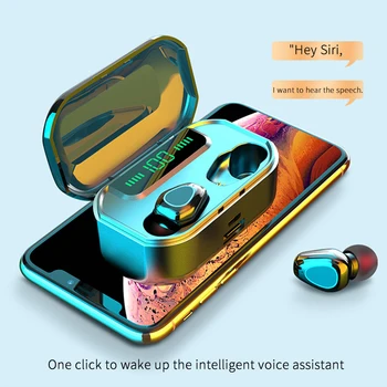 

G20 Bluetooth headset touch digital display wireless TWS binaural 5.0 sports mini fone bluetooth sem fio for samsuang phone