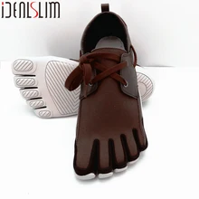 IDEALSLIM Five 5 обувь с изображением пальцев Мужская прогулочная обувь с 5 пальцами для улицы кроссовки дышащие и легкие