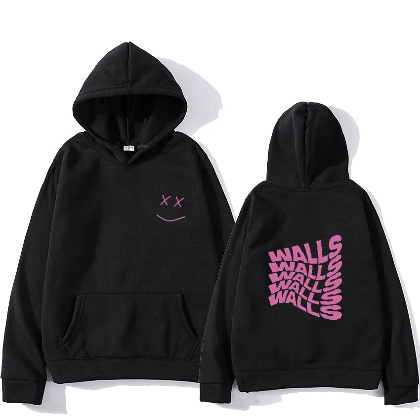 Sudadera con capucha de Louis Tomlinson para hombre, ropa de calle Harajuku con cara sonriente, Unisex, moda de invierno 2021