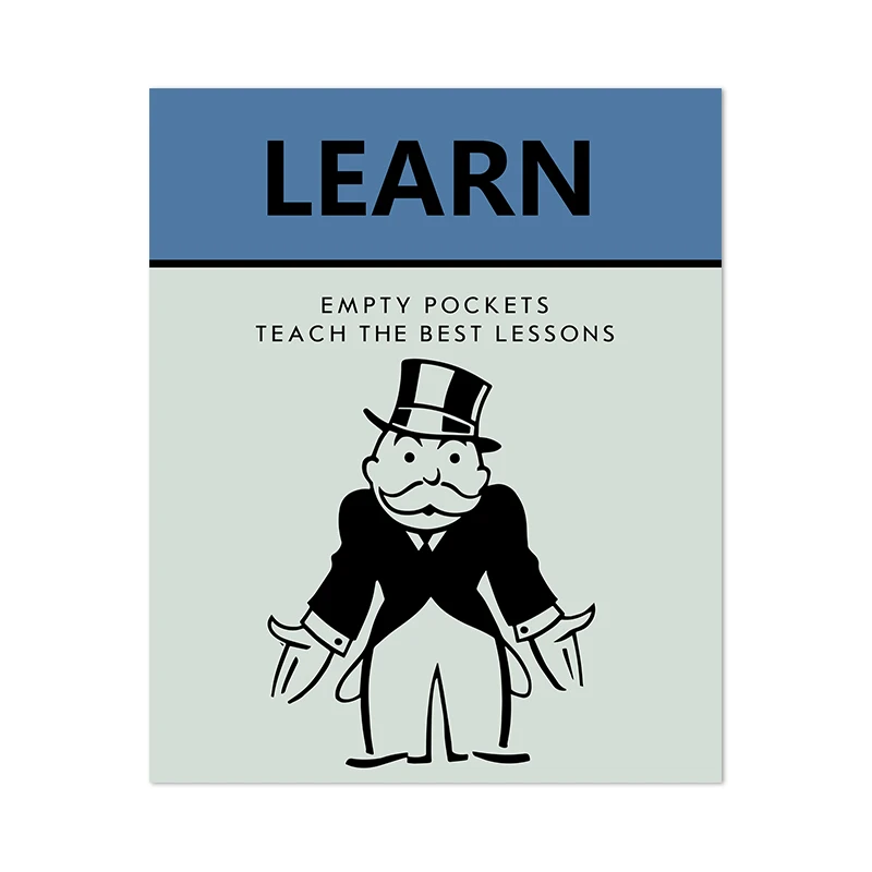 Monopoly Man With Empty Pockets