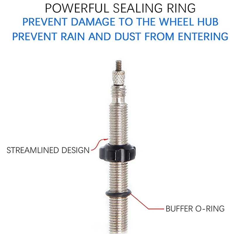 Bike Vacuum Tire Valve Nut, Presta 