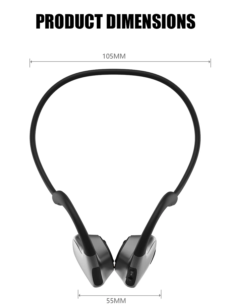 Original headphones Bluetooth 5.0 Bone Conduction Headsets Wireless Sports earphones Handsfree Headsets Support Drop Shipping