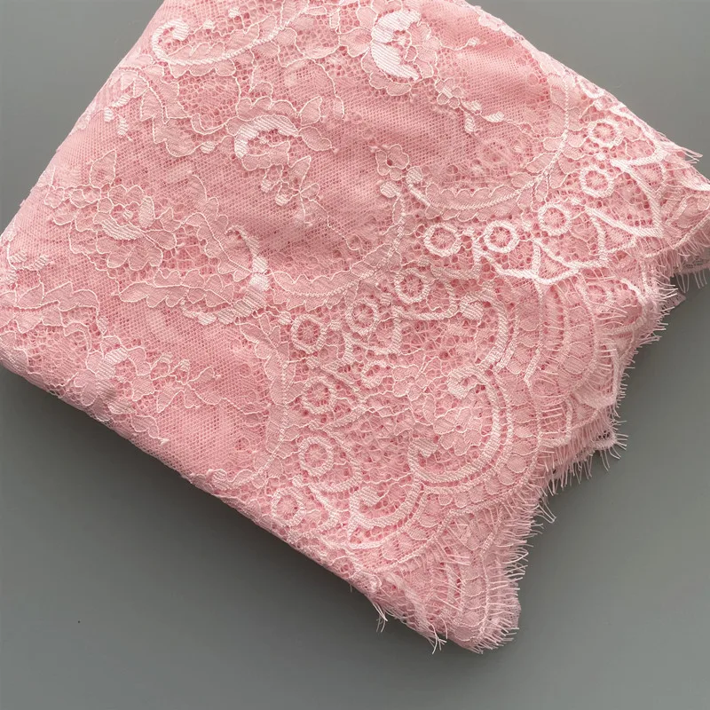 3M / Lot French Eyelash Lace Fabric 150cm White Black Diy Exquisite Lace Embroidery Clothes Wedding Dress Accessories lace fabric lace garment accessories lace sewing supplies lace accessories lace sewing accessories
