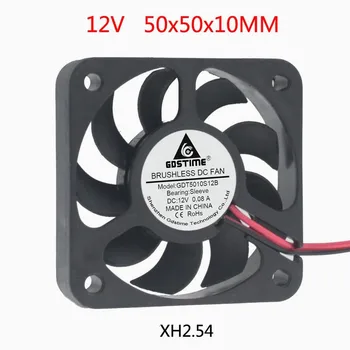 

Brushless PC Case Cooling Fan 2Pin XH2.54 Connector DC 12V 0.08A 5CM 50X50X10mm