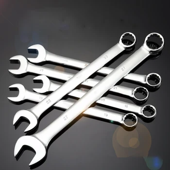 

Automatic Dual-use Ratchet Combination Metric Wrench Set 8-32mm Quick Ratchet Spanner Fine Tooth Gear Ring car Nut Repair Tools