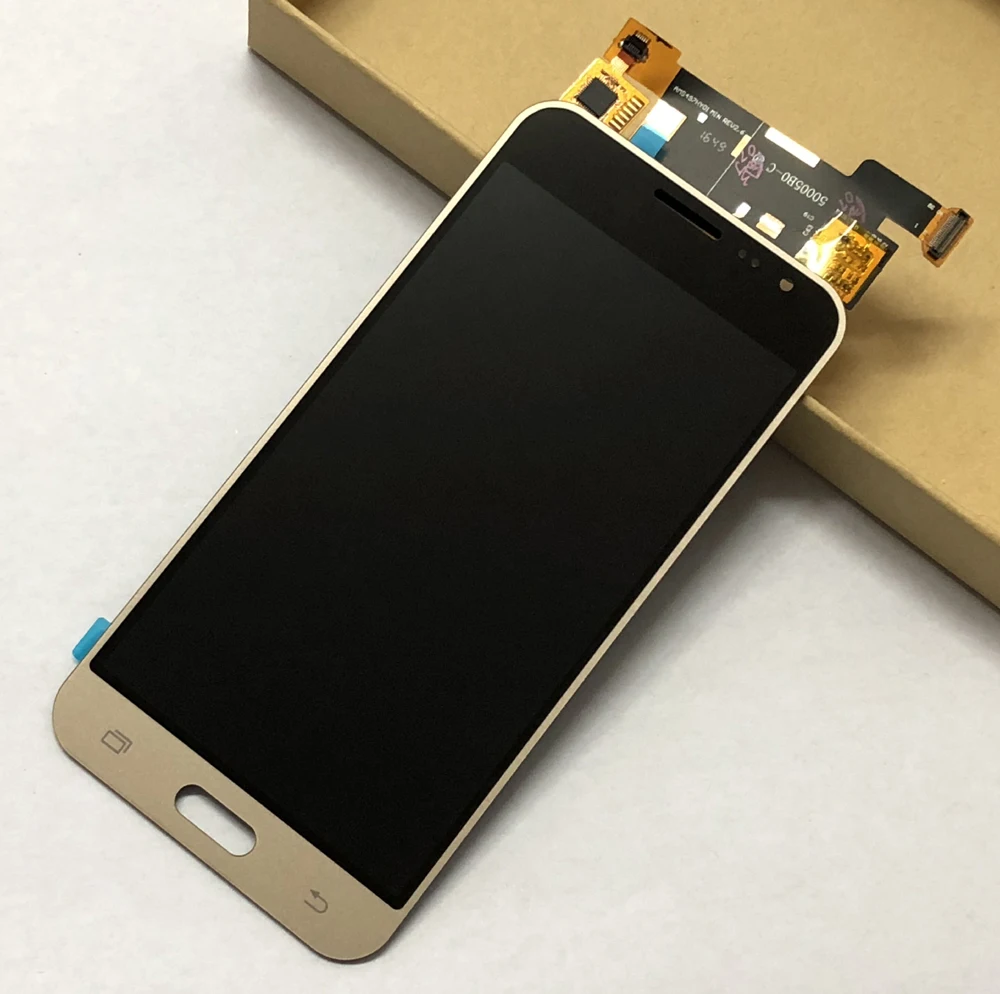 Ceny Do Samsung Galaxy J3 2016 ekran LCD J320 J320A J320F J320H J320FN LCD panel wyświetlacza ekran dotykowy Digitizer montaż ramka