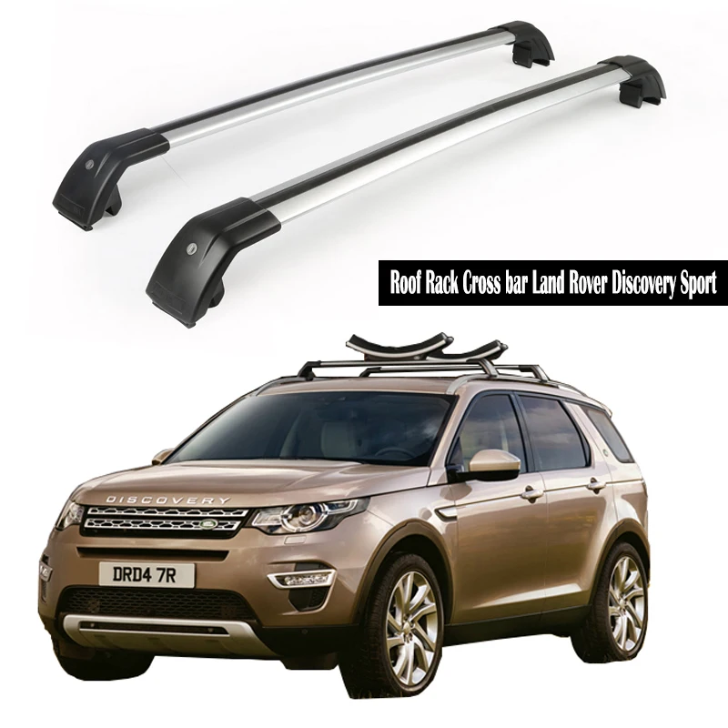 

Aluminum Alloy Roof Rack For Land Rover Discovery Sport 2015-2021 Rails Bar Luggage Carrier Bars top Cross bar Racks Rail Boxes