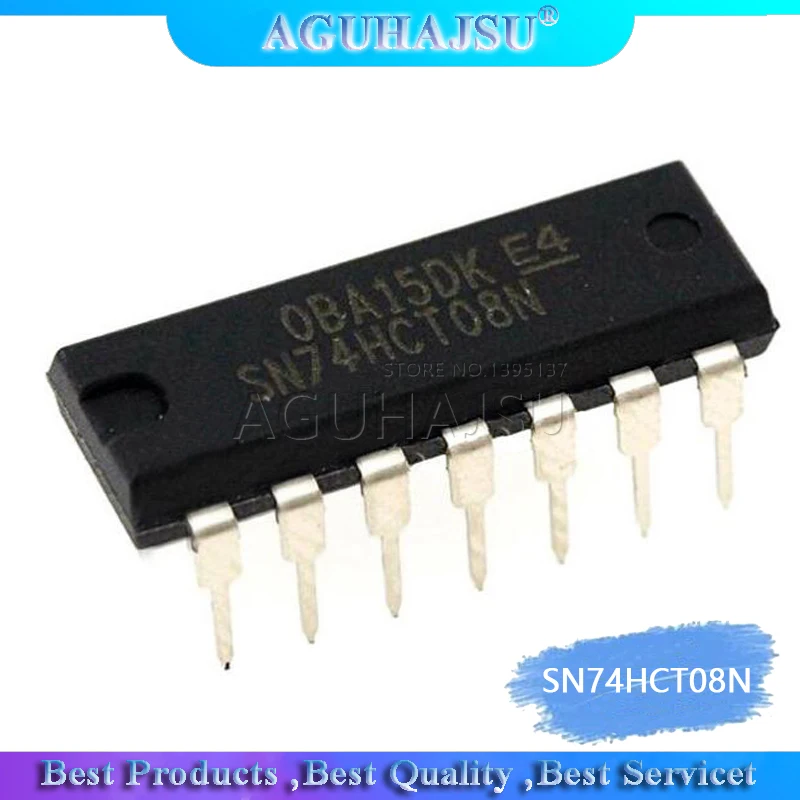10 шт. SN74HCT08N DIP14 SN74HCT08 DIP 74HCT08 74HCT08N Новый и оригинальный IC | Электронные компоненты