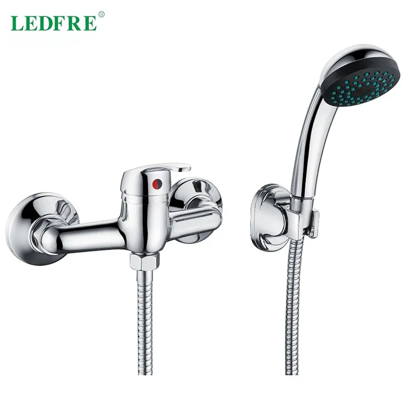 Смеситель для ванной LEDFRE LF56A130 одноуровневый кран холодной и горячей воды одна