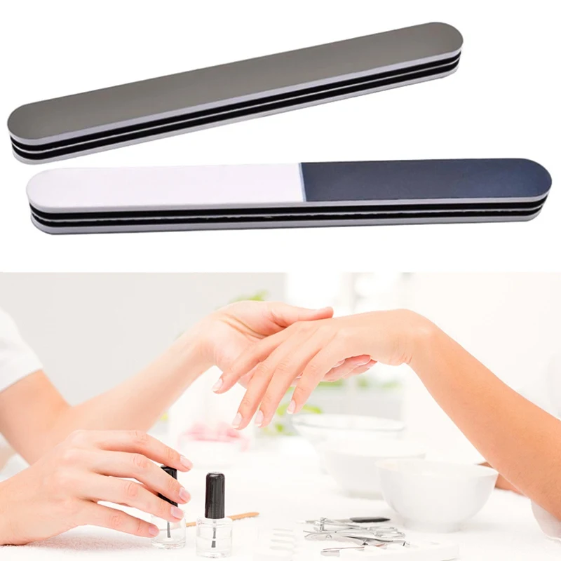 

1 Pcs Nail File Buffer 3 Way Manicure Pedicure Tools Professional Nails Buffer Sponge Nail Art Polish Sanding Buffing Block Nail