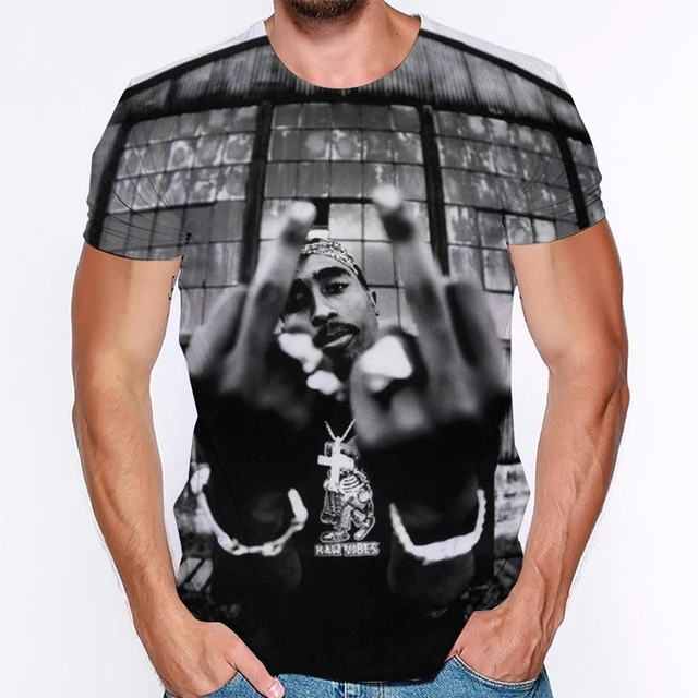 Top Rap Tupac Shakur 2pac T-Shirt Legendary Rapper 3d Printing Men'S And Women'S Fashion Casual Camisetas Hombre Oversized Top 0Tupac14