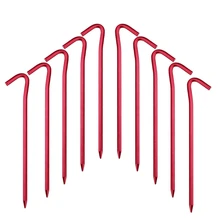 10 пакетов на открытом воздухе палатки колышки для палатки, Сверхлегкий крюк палатки колышки навес колышки палатки пляж палатки колышки