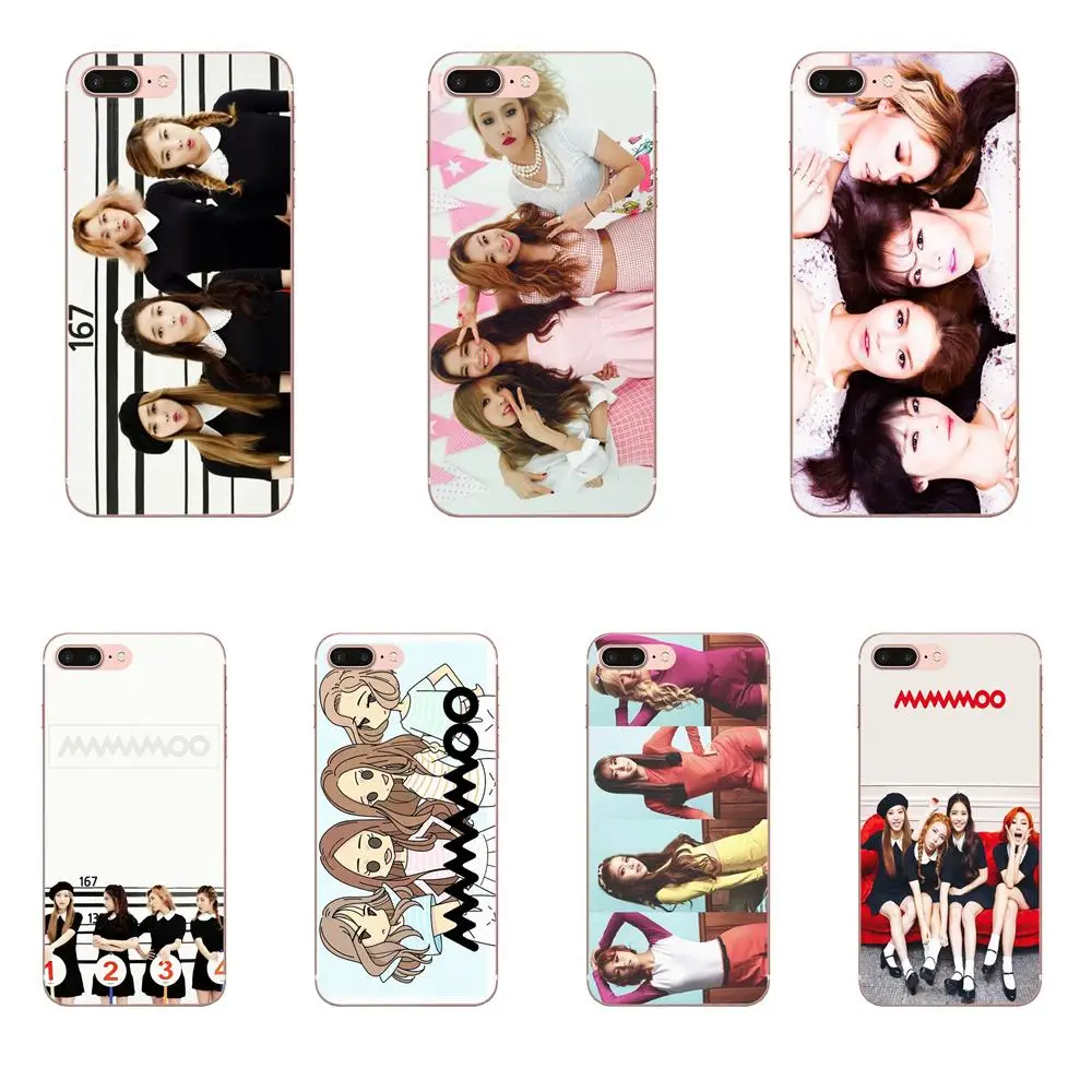 Mamamoo логотип мягкие чехлы из ТПУ для htc 530 626 628 630 816 820 один A9 M7 M8 M9 M10 E9 U11 Moto G G2 G3 G4 G5 G6