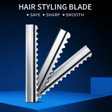 10 PCS/Lot Makeup Hair Blades Stainless Steel Barber Blade Beauty Tools Eyebrow Razor Blades Brow Knife Replacement Wholesale