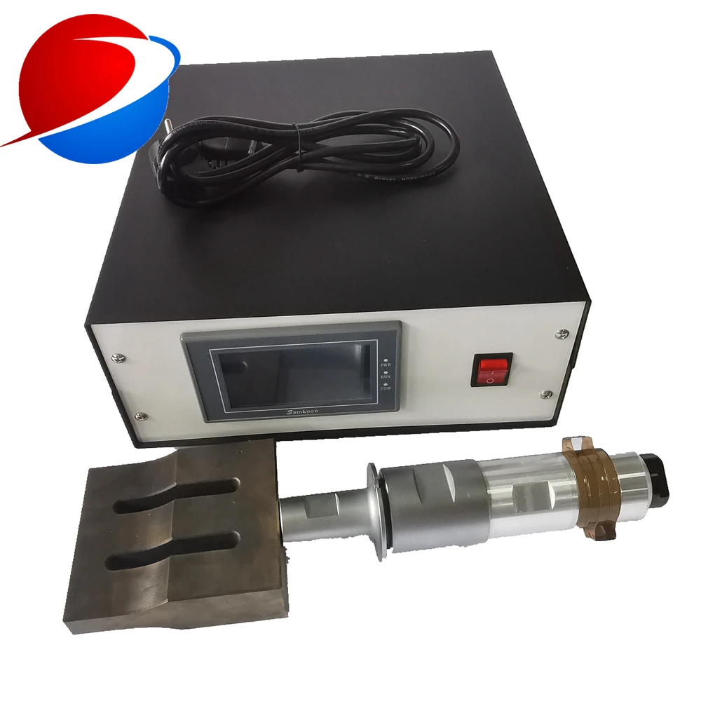 

Ultrasonic Welding Generator Set For Nonwoven Fabrics Flat 20K 2000W Ultrasonic Welder Converter Horn