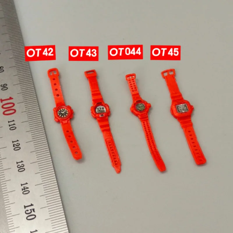 1:6 스케일 디지털 기계식 시계 전자 시계 모델 12인치 남성용 가동식 모델 인형 액세서리에 적합