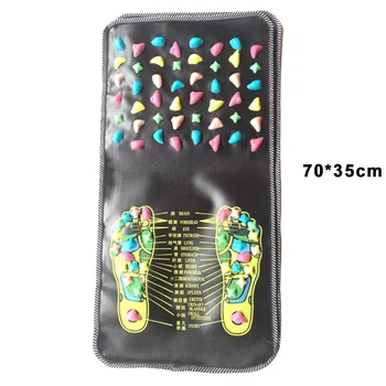

Newly Chinese Reflexology Walk Stone Pain Relieve Foot Leg Spa Massage Mat Health Care S66