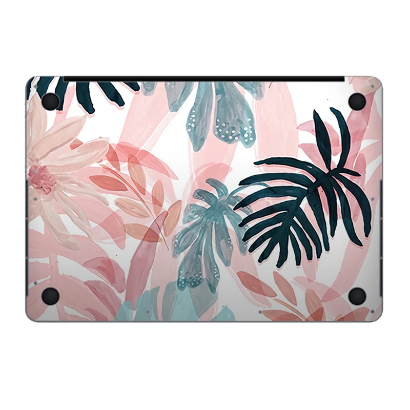 Ноутбук фольга Лист Фламинго записная книжка для девочек кожа для MacBook Pro 13,3 Air 13,3 retina15 для Apple виниловые наклейки водонепроницаемый подарок