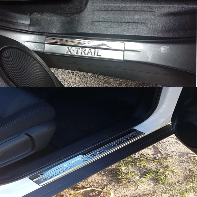 Порог дверной из нержавеющей стали для Nissan X Trail Trai T32 аксессуары 2014 2016 2019 2020