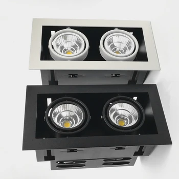 

Dimmable Recessed COB LED Downlights 10W 20W LED Ceiling Spot Lights AC85~265V LED Ceiling Lamps Warm/Cold White Indoor Lighting